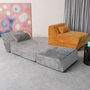 Premium Lazy Sofa Single Seat Couch Vacuum Compression Sofa in Box Modern Sofa Bed for Apartment Living Room Bedroom OEM B2B