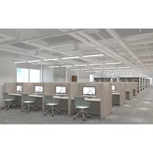 Premium Modern Cubicle Workstation with Office Partition & Work Desk Call Center Use Durable Modular Design