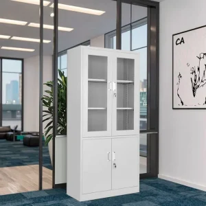 Premium Modern Steel Vertical File Cabinet 4 Drawer Metal Document Filing Organizer Commercial Office School Outdoor Workshop
