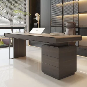 Premium ODM Service L Shape Convertible Writing Desk President Executive Office Furniture