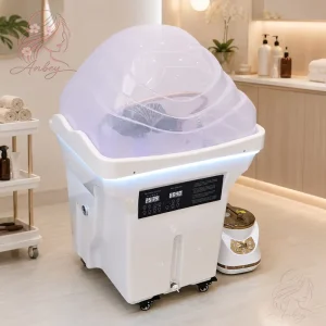 Premium Portable Highest Head Spa Bed Without Plumbing Korean Salon Equipment Mobile Shampoo Chair Basin