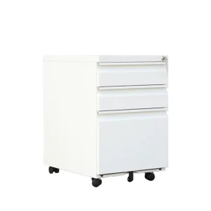 Price 3 Drawer Metal File Cabinet Mobile Steel Storage Drawer Cabinet on Wheels