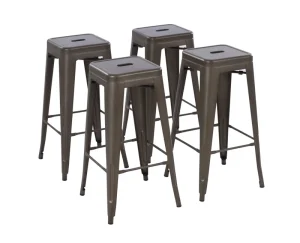 Price High Quality Modern Metal Bar Stools for Restaurant Coffee Shop Outdoor Home Bar & Living Room Use
