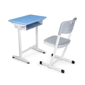 Primary High School Classroom Desk Chair Children’s Home Learning Writing Table Adjustable Height Metal Modern