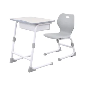 Primary School Classroom Children Study Table Chair Adjustable Kids Modern Single Desk and Chair Set
