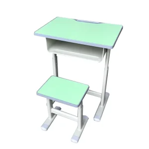 Primary School Pupils Table and Chair Set with Storage Student Desk and Chair Adjustable Height Table and Stool Set