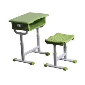 Primary School Secondary School Student Single Children Table with Seat Classroom Furniture Kids Desk and Chair Set