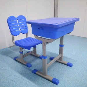 Primary Secondary School Student Table Classroom Furniture Desk and Chair Set for Classroom High School