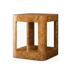 Private Luxury Bespoke Furniture Modern Living Room Burl End Table