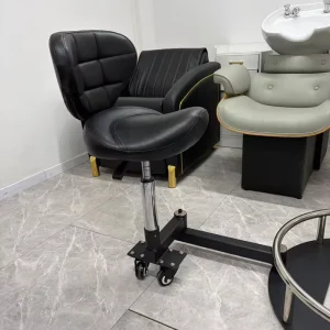 Professional 360 Rotating Work Integrated Barber Hairdresser Chair Technician Chair Swivel Stool for Beauty Hair Salon