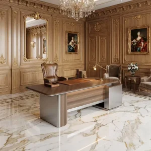 Professional 8 Layer Painted CEO Desk Eco Paint President Table E1 Board Modern Boss Table