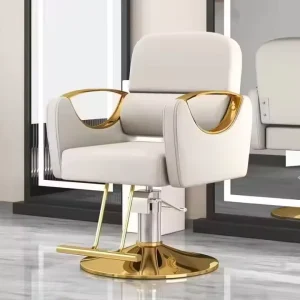 Professional Adjustable Barber Chair for Hair Stylist Synthetic Leather for Salons Living Rooms Hotels