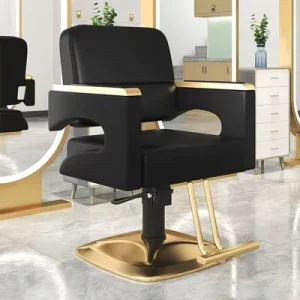 Professional Barber Styling Chair for Haircut & Dyeing Salon Recliner with Lift and Rotation for Hair Salon Use