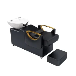 Professional Beauty Hair Salon Furniture Hair Washing Massage Bed Curved Shampoo Chair