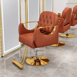 Professional Ergonomic Reclining Barber Chair with 360 Degree Rotation for Beauty Salon and Barber Shop Use