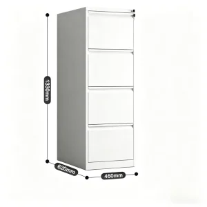 Professional Grade Adjustable Steel File Cabinet for Home Office and Bedroom Use with Contemporary Design