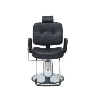 Professional Hairdressing Chair Hair Salon Heavy Duty Hydraulic Pump Modern Classic Reclining PU Leather Barber Chair
