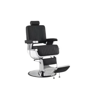 Professional Heavy Duty Vintage Hydraulic Reclining Black Salon Furniture Hair Styling Barber Chair