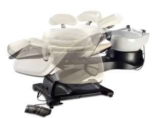 Professional High Density Sponge Electric Hair Salon Shampoo Chair Beauty Salon Shampoo Massage Bed Table Chair