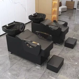 Professional High Quality Salon Beauty Furniture Shampoo Bed Sink Hair Salon Lay Down Washing Basin with Fast Delivery