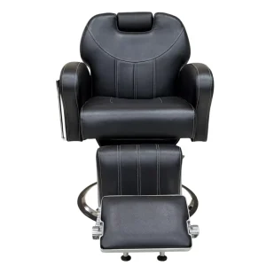Professional Hydraulic Barber Chair 360 Swivel Reclining Salon Styling Chair Heavy Duty Leather Beauty Chair