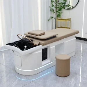 Professional Japanese Head Spa Chair Hair Wash Station with Steam SPA Water Therapy Thai Massage Shampoo Bed for Beauty Use