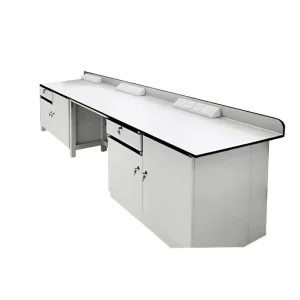 Professional Laboratory Furniture Wall Side Workbench Custom Size Hospitals Schools Lab Benches