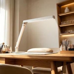 Professional Led Brightness Dimmable Beauty Work Table Lamp 24w Brow Tattoo Lighting Foldable Nail Desk Manicure Led Lash Light