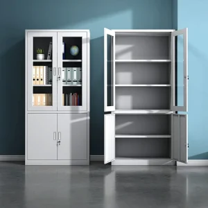 Professional Manufacturer Simplified Steel Office Filing Cabinet Sturdy Durable Thickened with Locks and Drawers