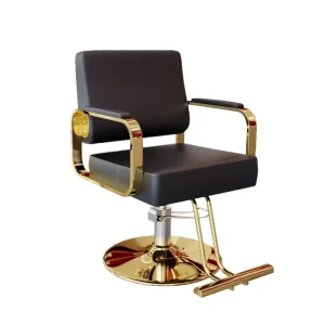 Professional Metal Hair Cutting Seat for Women Barber Styling Salon Chair for Beauty Hair Styling