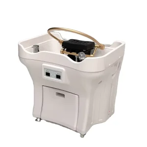 Professional Mobile Headspa Hair Wash Basin Shampoo Sink With Heater Water Circulation and Easy Clean for Clinic and Salon