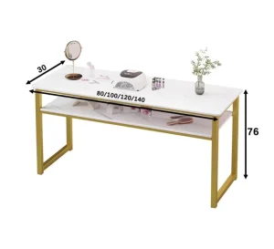 Professional Nail Salon Furniture Square Nail Tables for Nail Art Beauty Salon 3 Drawers Desk Supplies