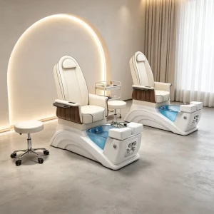 Professional Pedicure Chair Spa Massage Chair Pipeless Pedicure Chair Reclining Pipeless Jet System for Day Spa Nail Salon