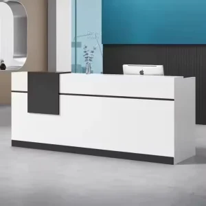 Professional Production Company Shopping Mall Beauty Salon Hotel Service Reception Desk Simple Fashion Commercial Furniture