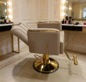 Professional Reclining Ergonomic Height Adjustable Barber Shop Chair for Beauty Salons on Sale