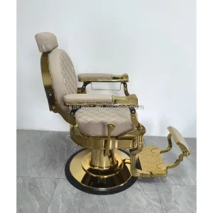 Professional Salon Barbershop Chair Retro Stylish Barber Chair Heavy Duty Barber Chair