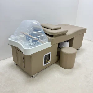 Professional Salon Furniture Hair Salon Barber Head Japanese Head Spa Bed Water Circulation System with Golden Shower Therapy