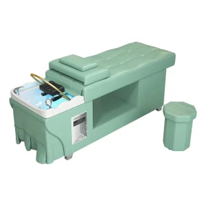 Professional Salon Furniture Water Therapy Circulation Head Spa Bed Shampoo Bed Head Spa Barbershop Basin for Hair Massage