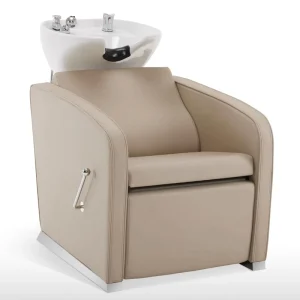 Professional Salon Washing Shampoo Chairs Head Backwash with Black White Bowl for Hair Salon Barber Shop Furniture