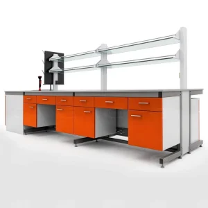 Professional School Laboratory Furniture Full Steel Lab Bench