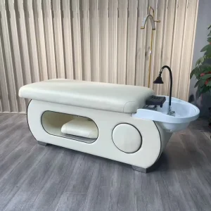 Professional Shampoo Bed Portable Detachable Hair Washing Bed Water Circulation Head Steaming Function Barber Shop