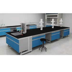 Professional Steel Laboratory Furniture for School Hospital Use Chemical Resistant Surfaces Modular Design for Flexible Layouts