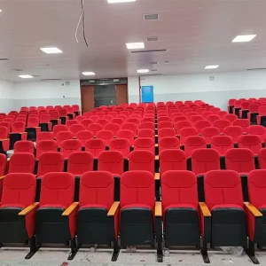 Public Furniture Conference Lecture Hall Church Seats Folding Plastic Theater Chairs Auditorium Seats for Theaters