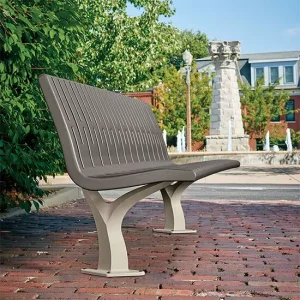 Public Seating Bench Customized Outdoor Park Metal Bench
