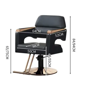 QFP BC004 New Design Hair Salon Barber Chair Gold China