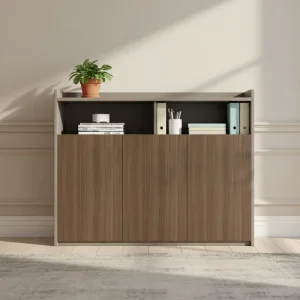 QIANGQIANGHONG Wood Adjustable Filing Cabinet for Home Offices Schools or Hotels Ready to Use