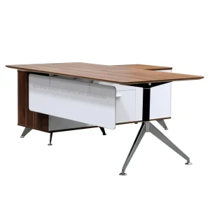 QS OD01 Modern Office Desk with Metal Leg