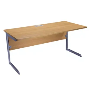QS TD02 Folding School Training Table with Metal Frame and MFC Top Lightweight for Office and Classroom Use