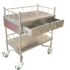 QXC 014C Shanghai Meiisun Makes High Quality Stainless Steel Hospital Trolley