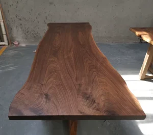 Quality High End Live Edge USA Black Walnut Wood Slab Banquet Dining Office Meeting Table